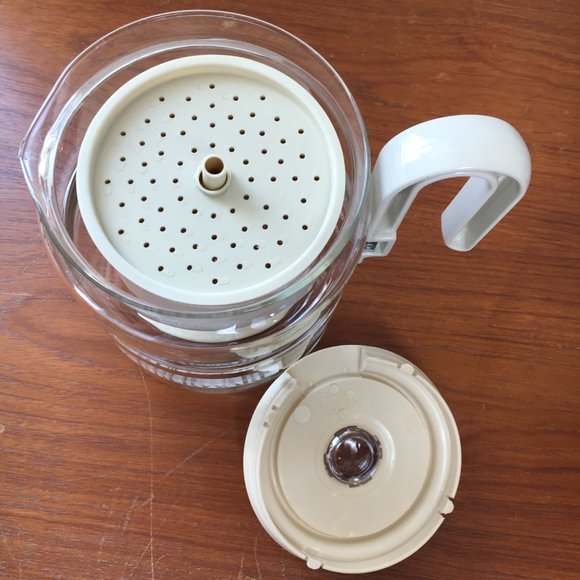FARBERWARE Percolater Glass Coffee Maker w/Gemco Assembly VTG - Picture 3 of 15